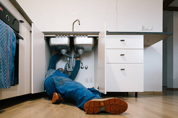 Professional Drain Cleaning technician working in Delaware City, DE